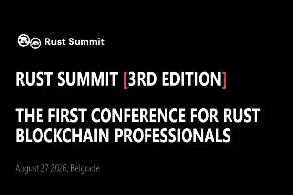Rust Summit 2026 (3rd Edition)